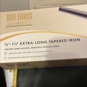 Hot Tools Pro Artist Nano Ceramic Tapered Iron - Black